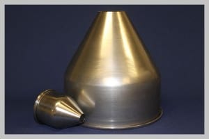 Image of one of Church Metal's spun parts